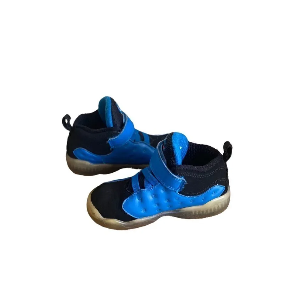 Nike Air Jordan Jumpman Team II Premium BT Baby Toddlers Shoes Blue Size 9C